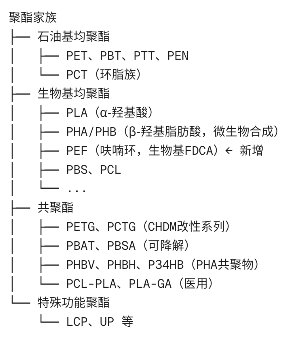 有关聚酯和共聚酯